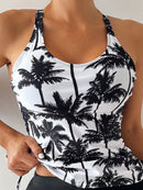 Conjunto Tankini com Top Halter e Shortinho Conjunto Tankini com Top Halter e Shortinho Maritima Moda Praia