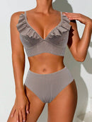 Biquíni Alta Sustentação Riviera Listrado Biquíni Alta Sustentação Riviera Listrado Maritima Moda Praia Marrom PP 