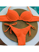 Biquíni Canelado com Bojo e Fio Duplo Biquíni Canelado com Bojo e Fio Duplo Maritima Moda Praia 