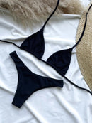 Biquíni Cortininha Asa Delta Biquíni Cortininha Asa Delta Maritima Moda Praia Preto P 