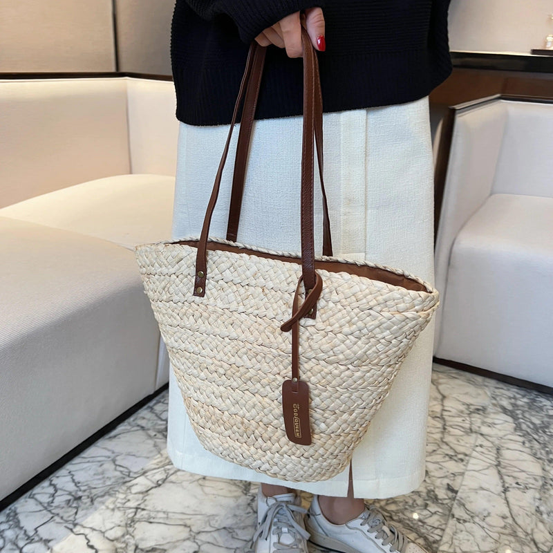 Bolsa de Praia Bahamas Maritima Moda Praia Beige 