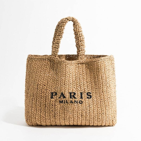 Bolsa de Praia em palha nobre Maritima Moda Praia MODELO 1 