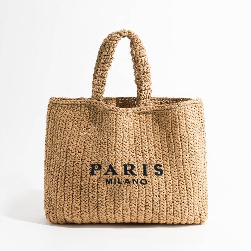 Bolsa de Praia em palha nobre Maritima Moda Praia MODELO 1 