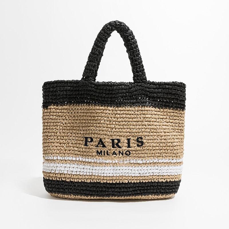 Bolsa de Praia em palha nobre Maritima Moda Praia MODELO 2 