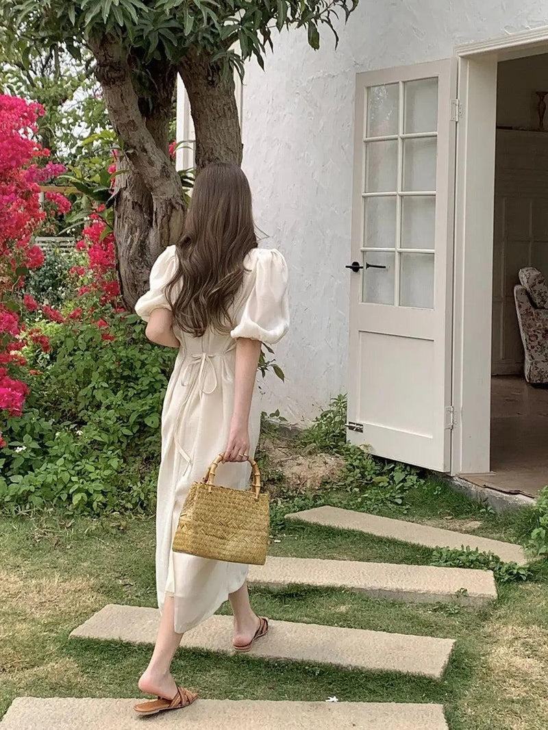 Bolsa de Praia Lilian de Palha com alça em Bambu Maritima Moda Praia 