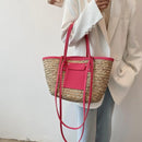 Bolsa de Praia Pabline Maritima Moda Praia Rosa Vermelha 