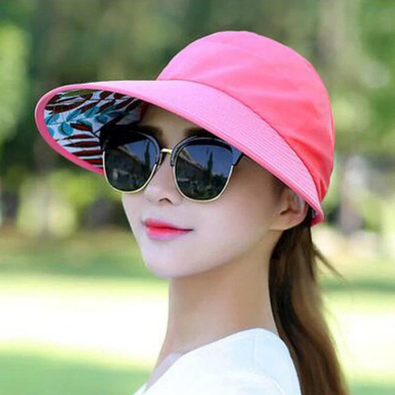 Chapéu de Praia Aurora Maritima Moda Praia Rosa escuro 