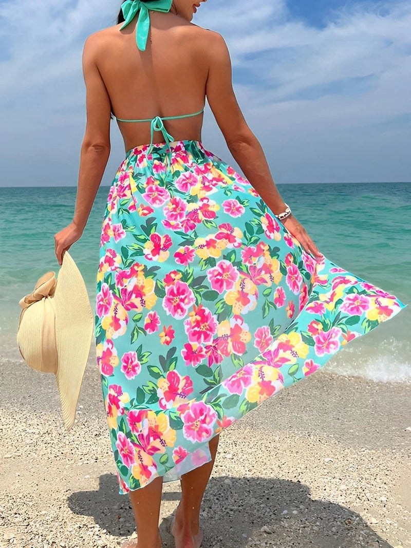 Conjunto 3 peças Isabella Maritima Moda Praia 