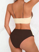 Conjunto Biquíni Canelado Duo com Recorte Sofisticado Conjunto Biquíni Canelado Duo com Recorte Sofisticado Maritima Moda Praia 