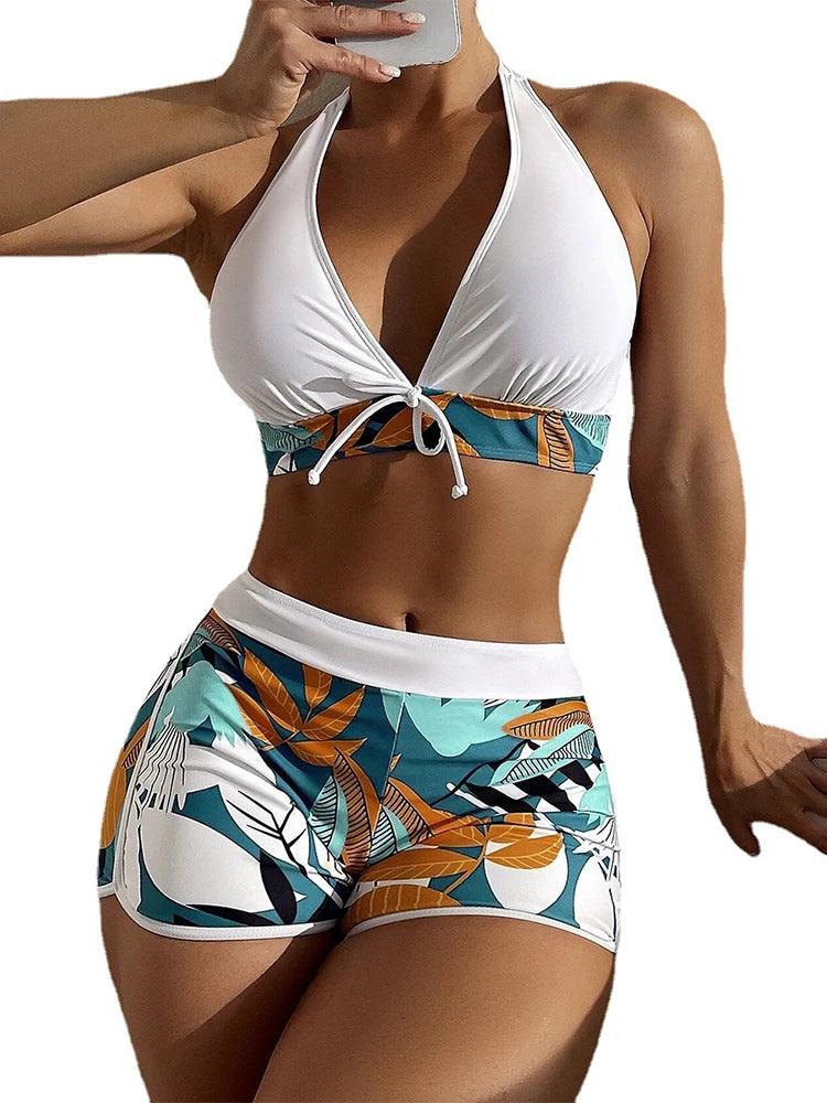 Conjunto Biquíni e Short - Flor & Sol Maritima Moda Praia 