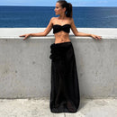 Conjunto de Biquíni Floral 3D Maritima Moda Praia Preto P 