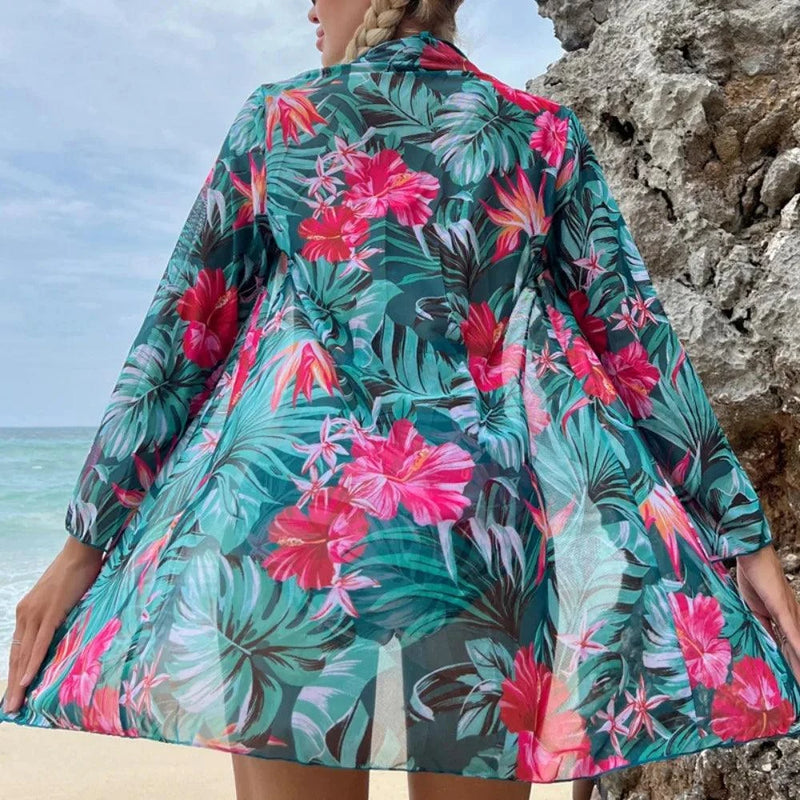 Conjunto de Praia 3 Peças Jasmini Maritima Moda Praia 