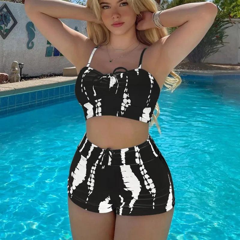 Conjunto de Praia Lara Maritima Moda Praia 