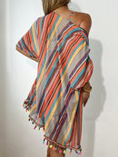 Conjunto Praia 4 Peças com Kimono – Estampa Geométrica Verão 2025 Conjunto Praia 4 Peças com Kimono – Estampa Geométrica Verão 2025 Maritima Moda Praia 