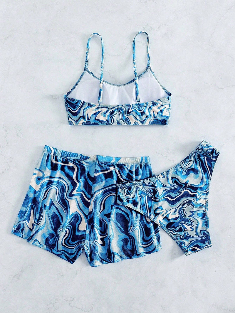 Conjunto Praia Ilhabela 3 Peças Conjunto Praia Ilhabela 3 Peças Maritima Moda Praia 