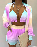 Conjunto Style Flora Maritima Moda Praia N PP 