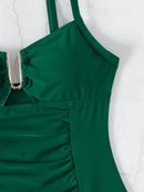 Maiô Cintura Slim com Detalhe Dourado Maiô Cintura Slim com Detalhe Dourado Maritima Moda Praia 