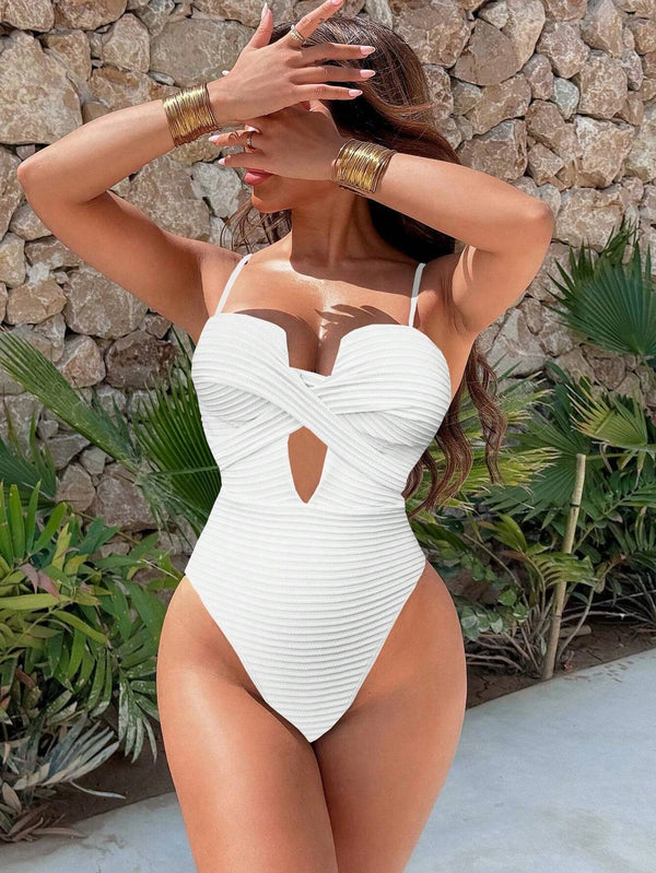 Maiô Minimalista Elegance Maiô Minimalista Elegance Maritima Moda Praia Branco P 
