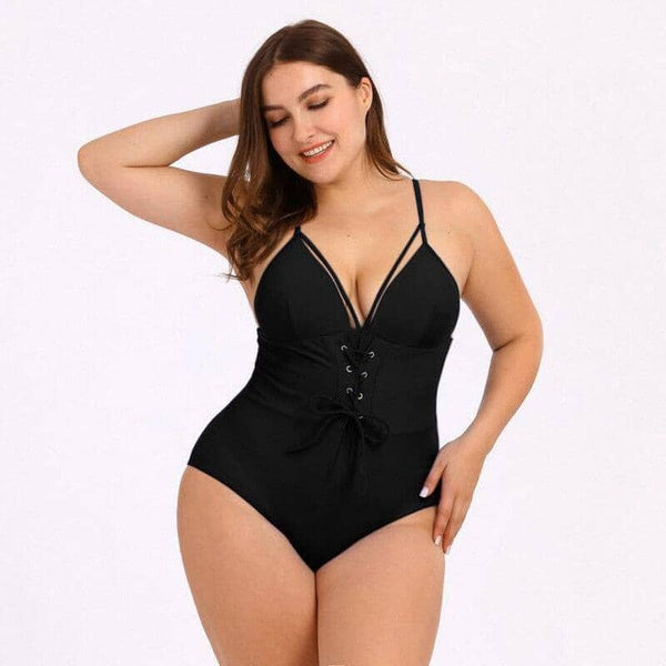 Maiô Plus Size Rosa Maritima Moda Praia Modelo 02 P 