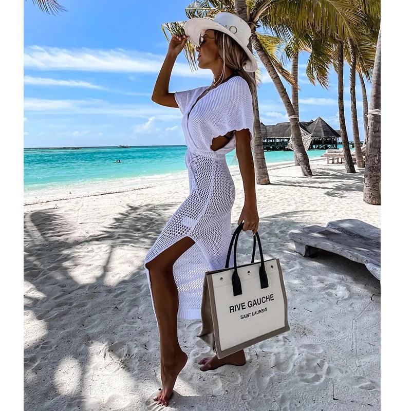 Saída Banho Chemise Cecília Maritima Moda Praia 