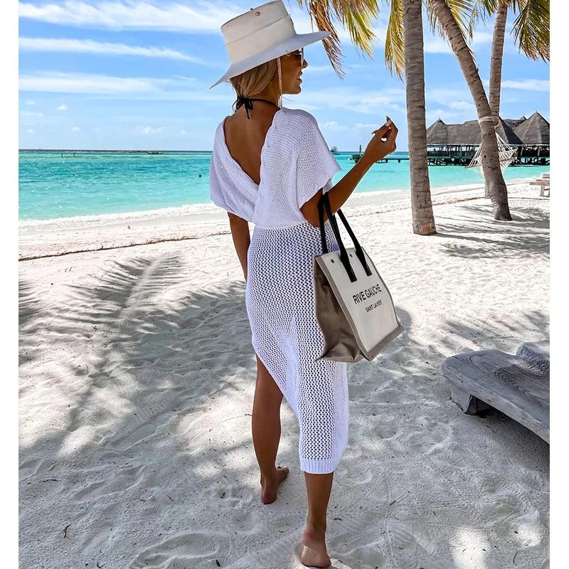 Saída Banho Chemise Cecília Maritima Moda Praia 