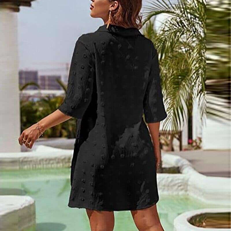 Saída de Banho Chemise Celine Maritima Moda Praia 