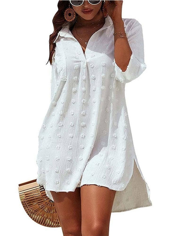 Saída de Banho Chemise Celine Maritima Moda Praia MODELO 1 P 