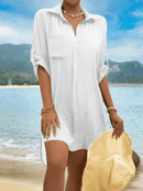 Saída De Praia Bia Maritima Moda Praia P Branco 