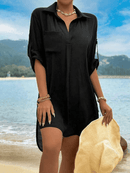 Saída De Praia Bia Maritima Moda Praia P Preto 