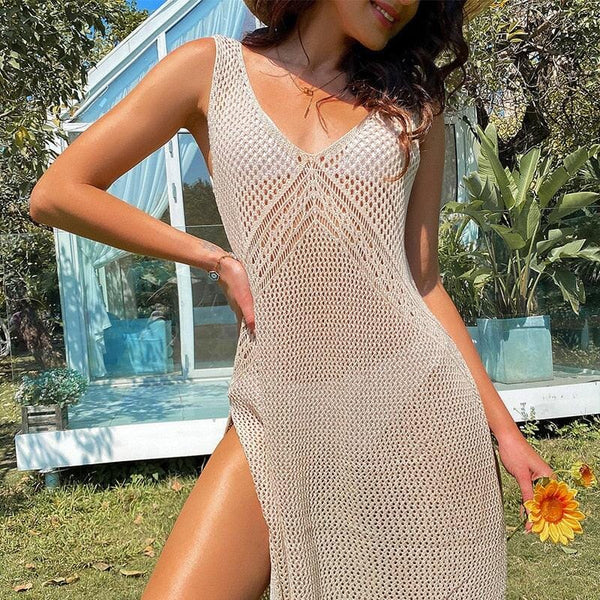 Saída de Praia em Crochê Débora Maritima Moda Praia MODELO 1 