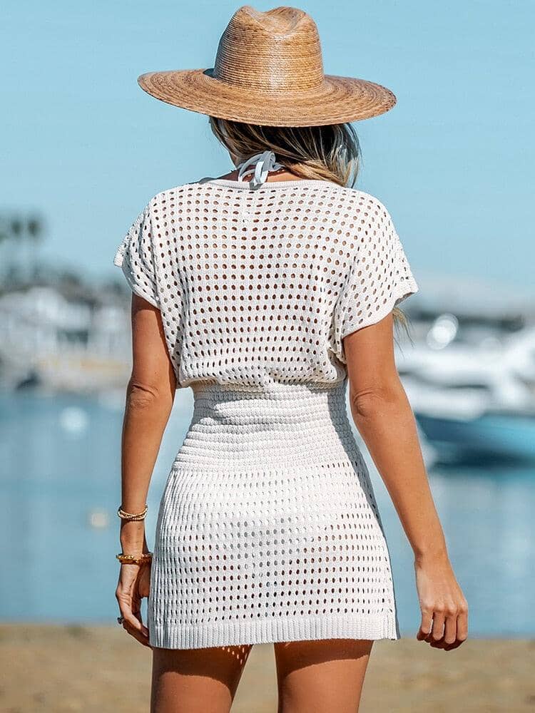 Saída de Praia em Crochê Luiza Maritima Moda Praia 