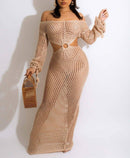 Saída de Praia em Crochê Mylena Maritima Moda Praia Bege P 