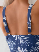 Tankini Elegância Floral Azul Tankini Elegância Floral Azul Maritima Moda Praia 