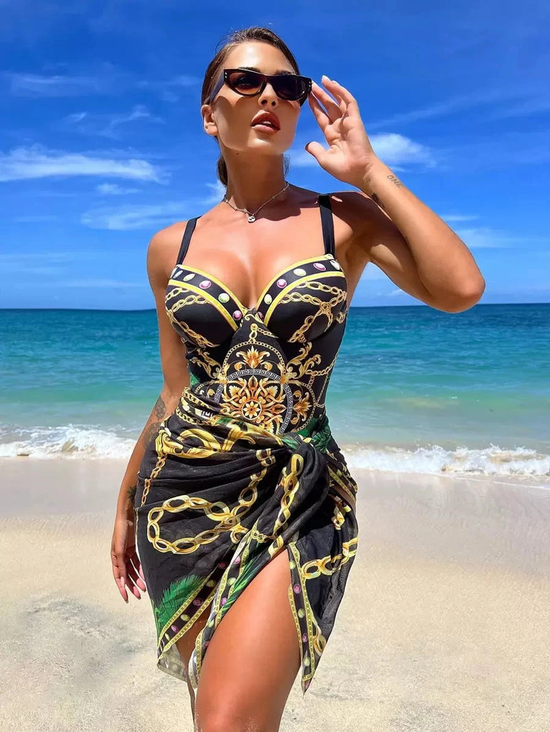 Top 1 da Marítima – Conjunto Maiô com Saída Top 1 da Marítima – Conjunto Maiô com Saída Maritima Moda Praia 