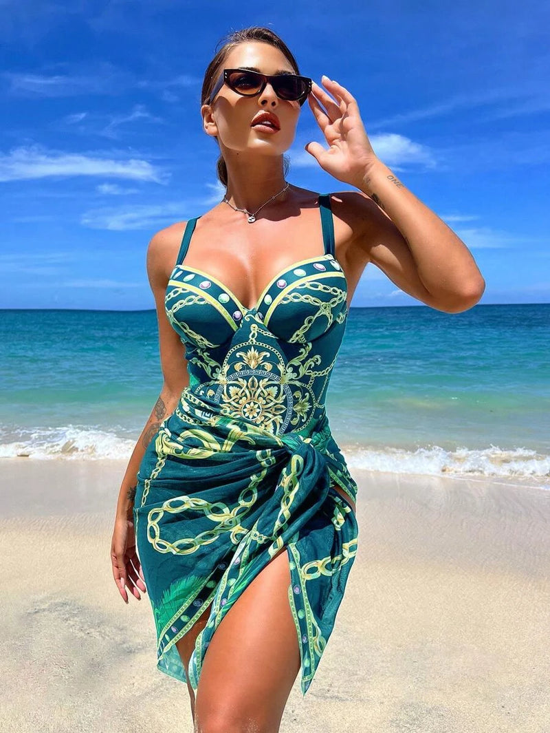Top 1 da Marítima – Conjunto Maiô com Saída Top 1 da Marítima – Conjunto Maiô com Saída Maritima Moda Praia 