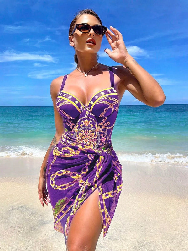Top 1 da Marítima – Conjunto Maiô com Saída Top 1 da Marítima – Conjunto Maiô com Saída Maritima Moda Praia Multicolorido P 
