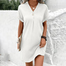 Vestido de praia Verônica Maritima Moda Praia Branco G 
